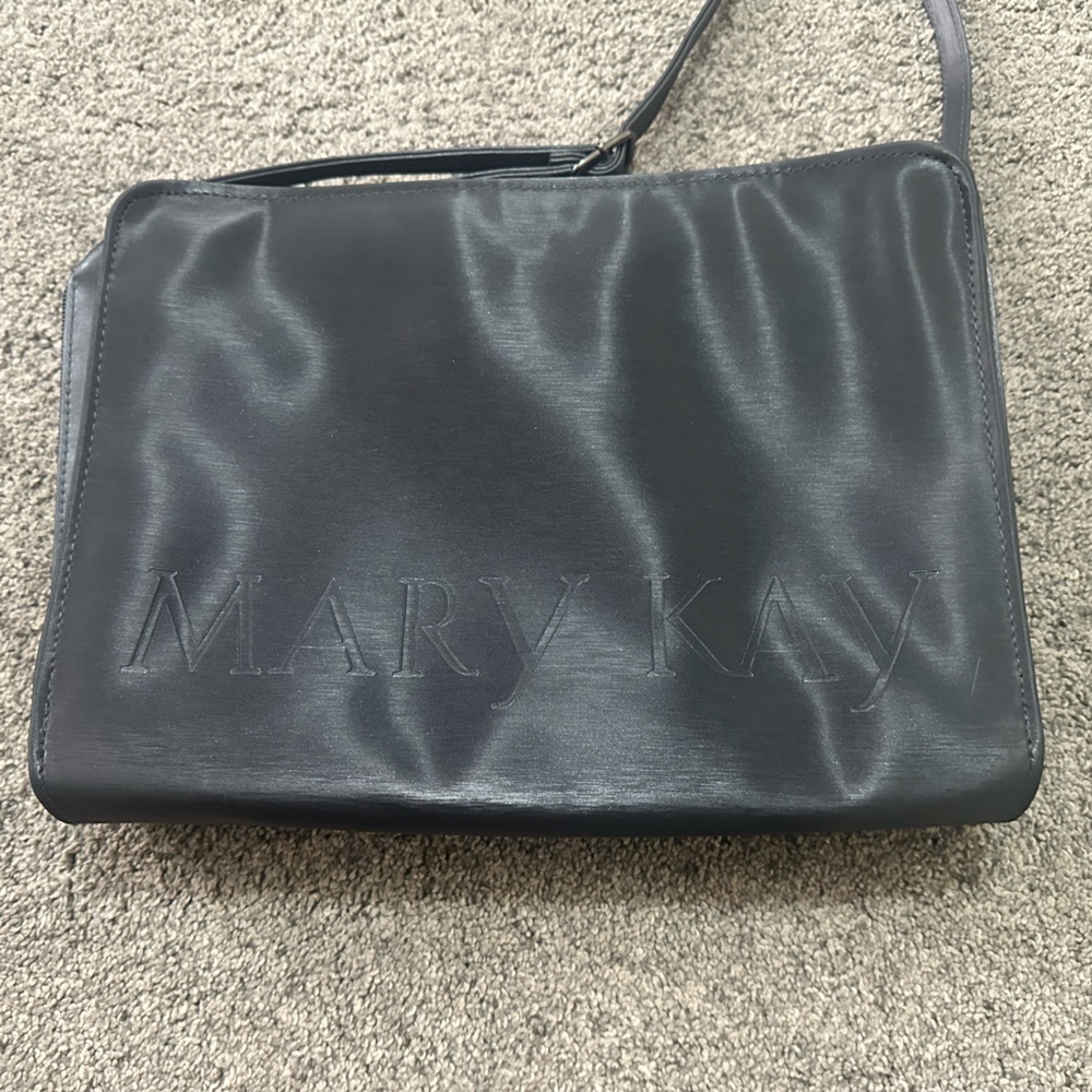 Mary Kay | Like New! Grey Consultant Samples Bag With Clear Zippered Pouches